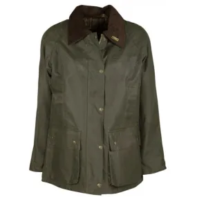 Chaqueta encerada Oxford Blue Countrygirl Padded Dark Olive